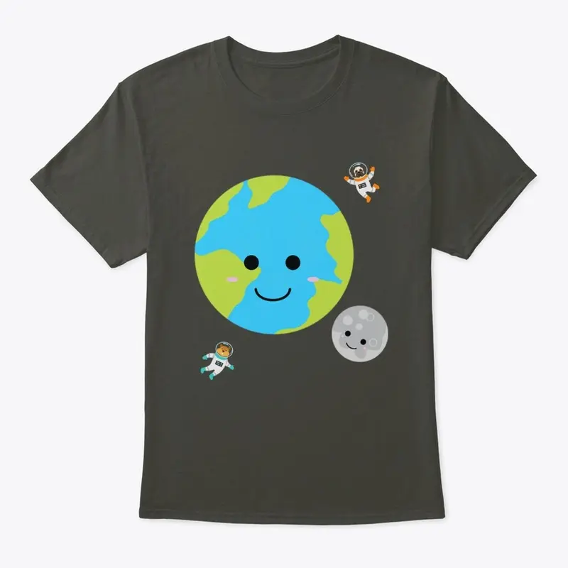 Astronaut Animals Space Shirt for Kids